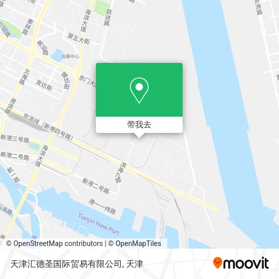 天津汇德圣国际贸易有限公司地图