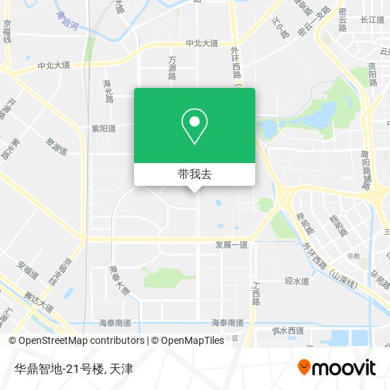华鼎智地-21号楼地图