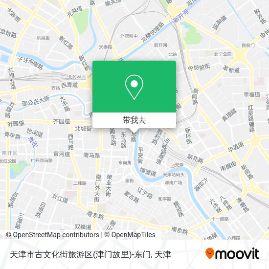天津市古文化街旅游区(津门故里)-东门地图