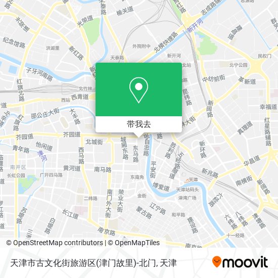 天津市古文化街旅游区(津门故里)-北门地图