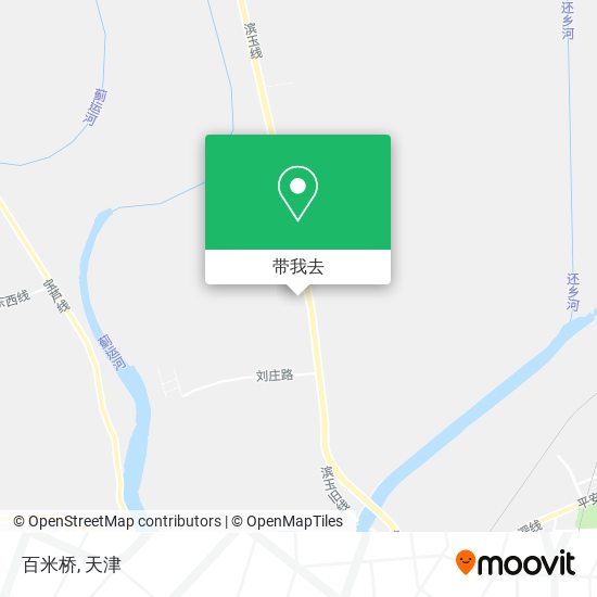 百米桥地图
