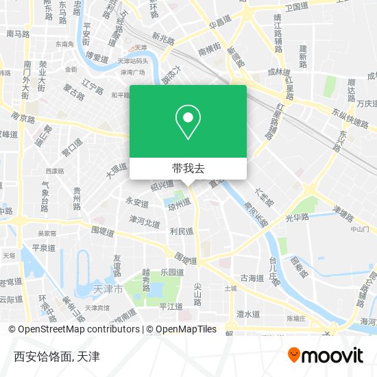 西安饸饹面地图