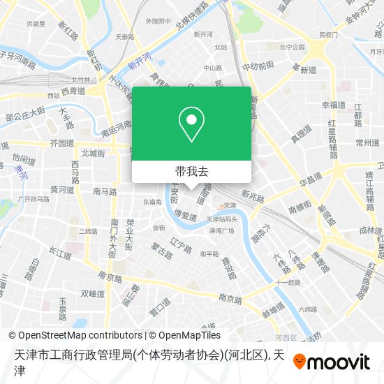 天津市工商行政管理局(个体劳动者协会)(河北区)地图