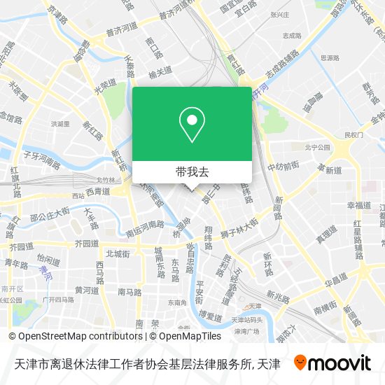 天津市离退休法律工作者协会基层法律服务所地图