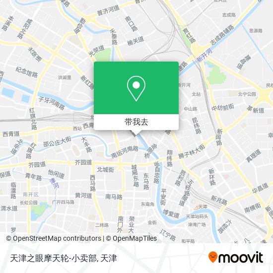 天津之眼摩天轮-小卖部地图
