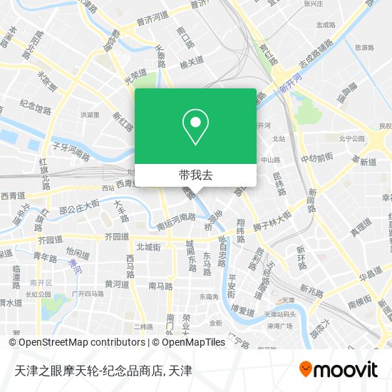天津之眼摩天轮-纪念品商店地图
