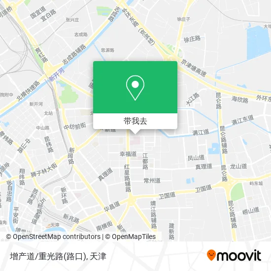 增产道/重光路(路口)地图