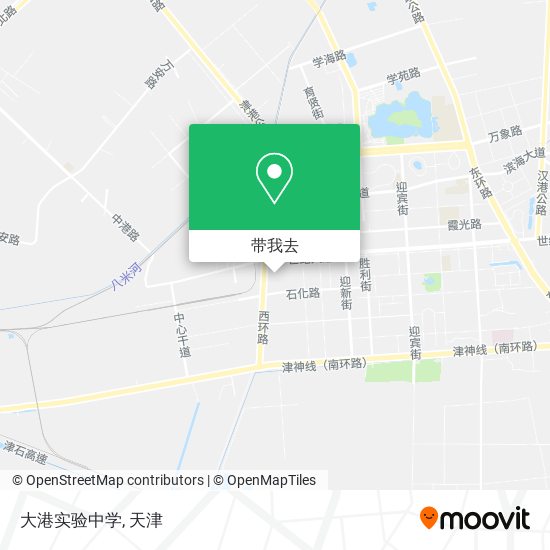 大港实验中学地图