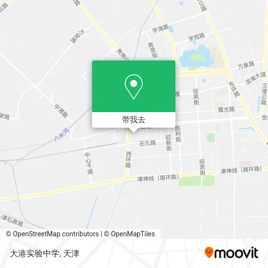 大港实验中学地图