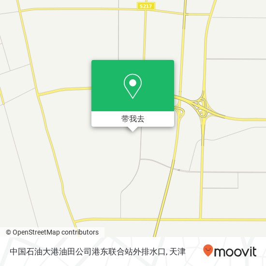 中国石油大港油田公司港东联合站外排水口地图