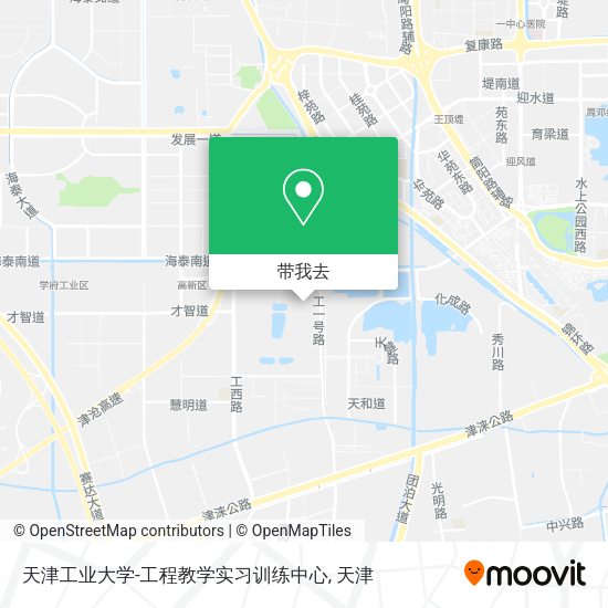 天津工业大学-工程教学实习训练中心地图
