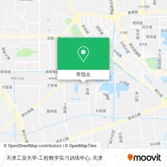 天津工业大学-工程教学实习训练中心地图
