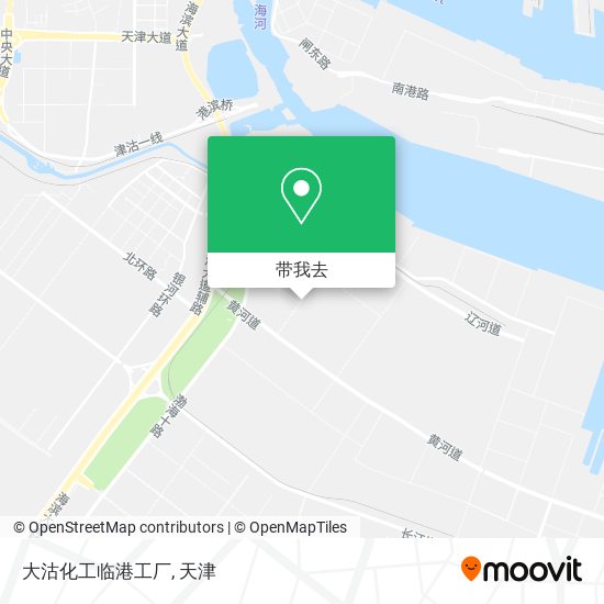 大沽化工临港工厂地图