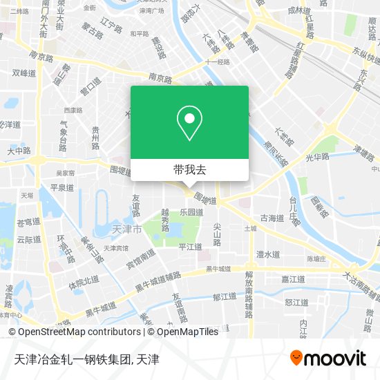 天津冶金轧一钢铁集团地图
