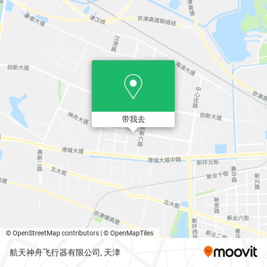 航天神舟飞行器有限公司地图