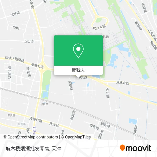 航六楼烟酒批发零售地图