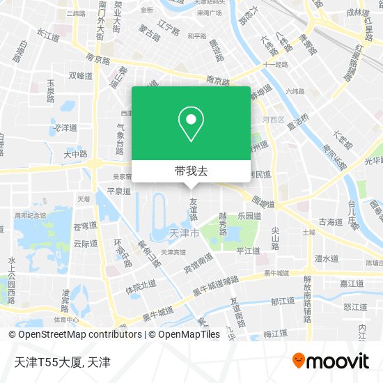 天津T55大厦地图