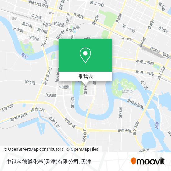 中钢科德孵化器(天津)有限公司地图