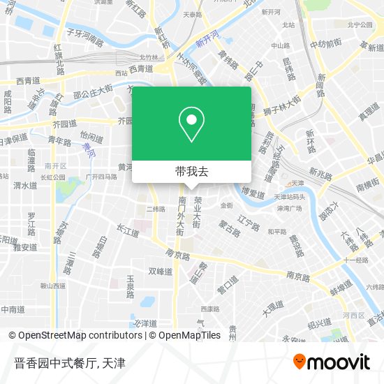 晋香园中式餐厅地图