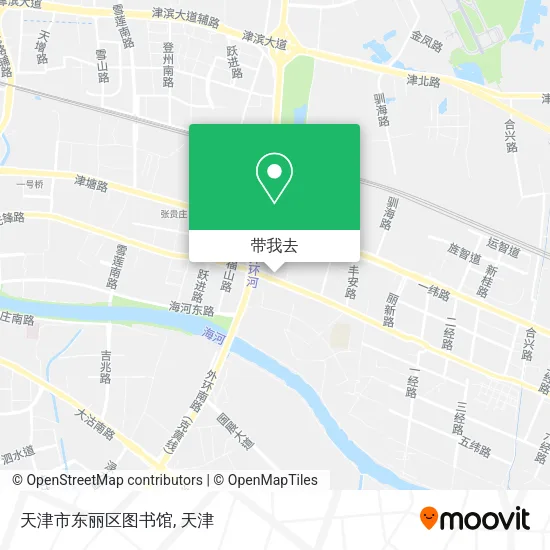 天津市东丽区图书馆地图