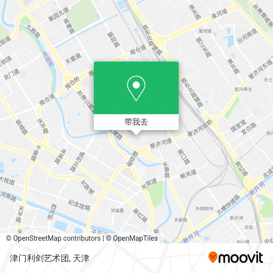 津门利剑艺术团地图