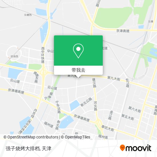 强子烧烤大排档地图