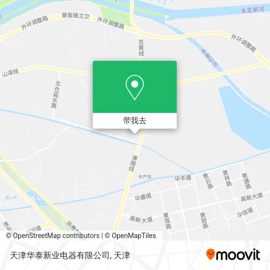 天津华泰新业电器有限公司地图