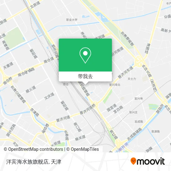 洋宾海水族旗舰店地图