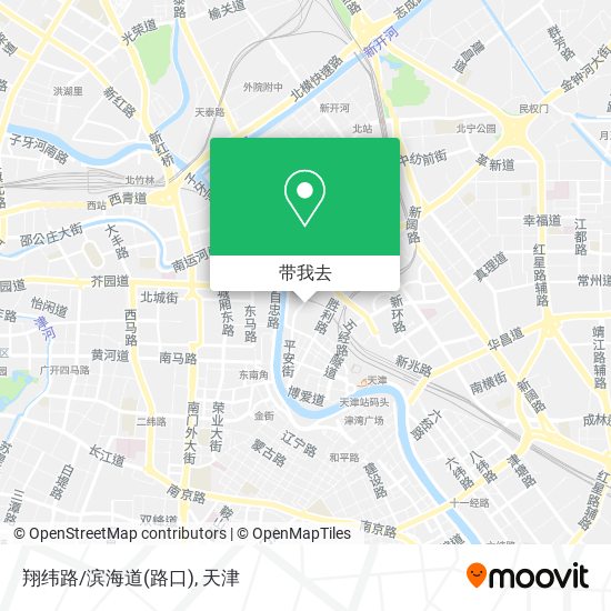 翔纬路/滨海道(路口)地图