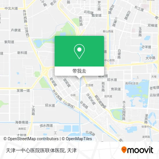 天津一中心医院医联体医院地图