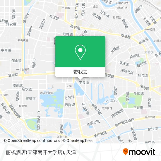 丽枫酒店(天津南开大学店)地图