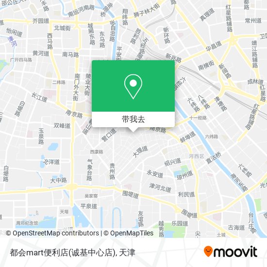 都会mart便利店(诚基中心店)地图