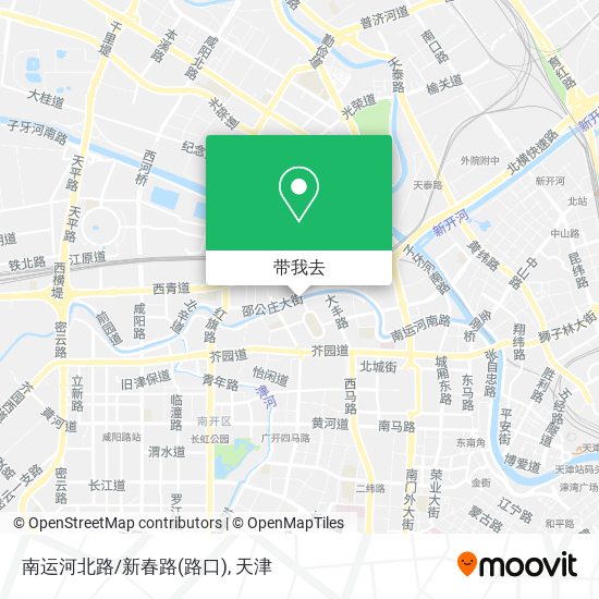 南运河北路/新春路(路口)地图