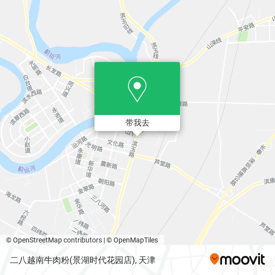 二八越南牛肉粉(景湖时代花园店)地图