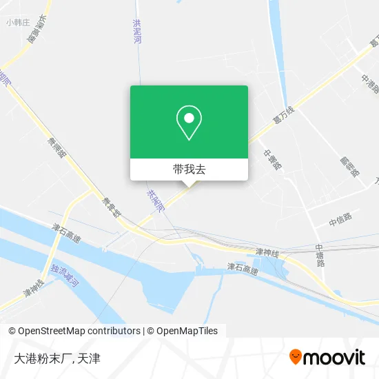 大港粉末厂地图