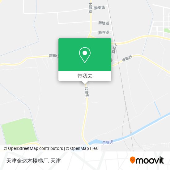 天津金达木楼梯厂地图