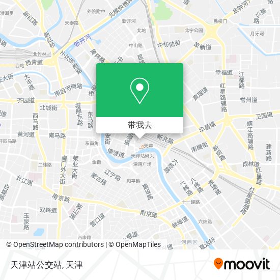 天津站公交站地图