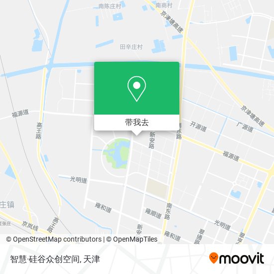 智慧·硅谷众创空间地图