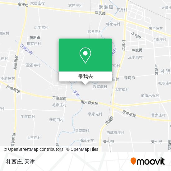 礼西庄地图