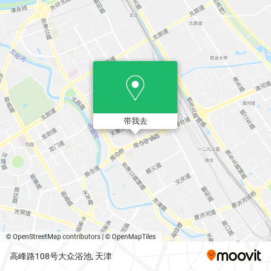 高峰路108号大众浴池地图