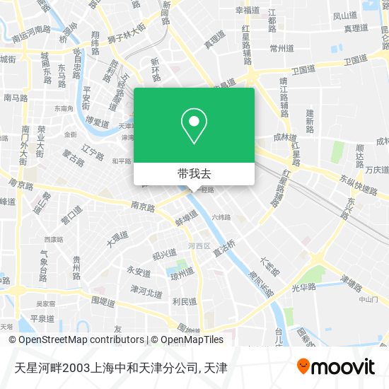 天星河畔2003上海中和天津分公司地图