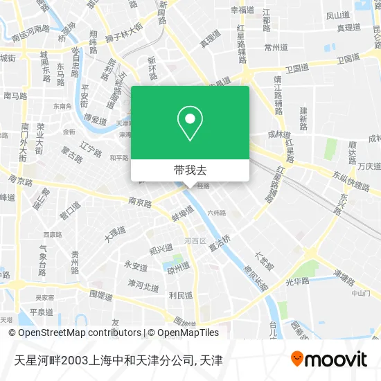 天星河畔2003上海中和天津分公司地图
