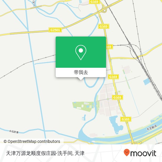 天津万源龙顺度假庄园-洗手间地图