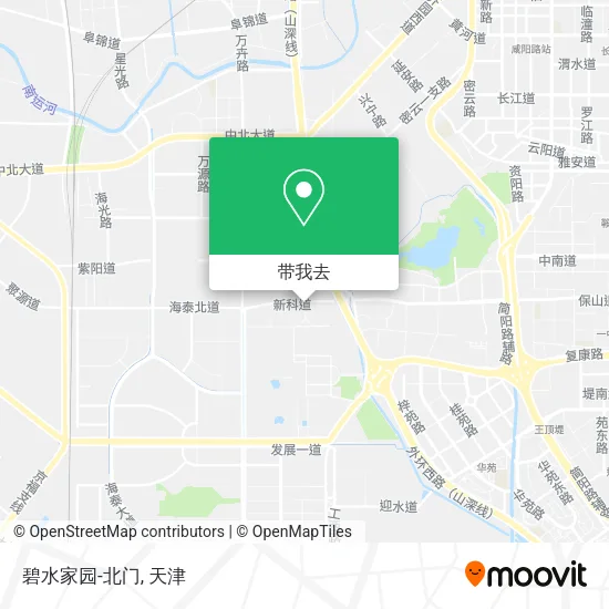 碧水家园-北门地图