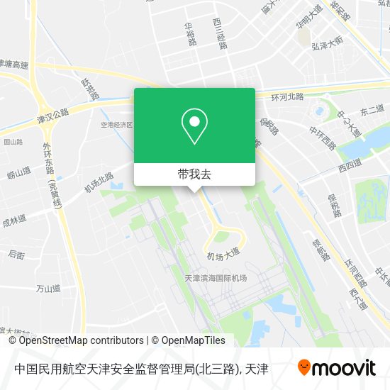 中国民用航空天津安全监督管理局(北三路)地图