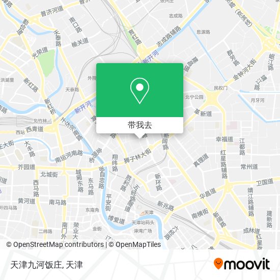 天津九河饭庄地图