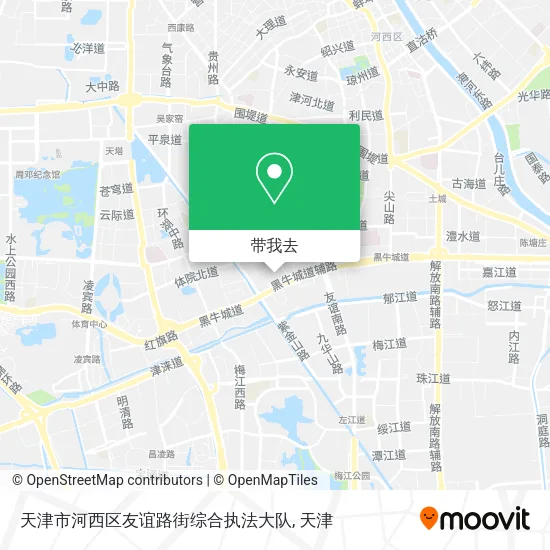 天津市河西区友谊路街综合执法大队地图