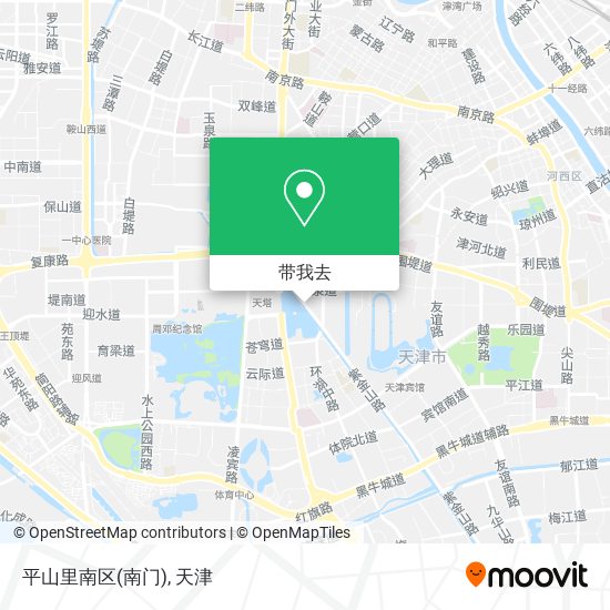 平山里南区(南门)地图