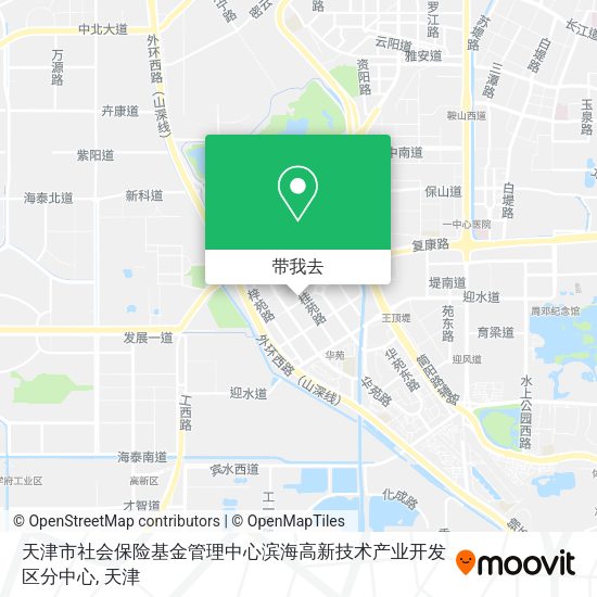 天津市社会保险基金管理中心滨海高新技术产业开发区分中心地图