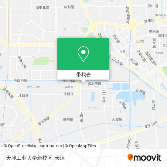 天津工业大学新校区地图